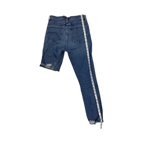 AGOLDE Nico High-Rise Skinny Jeans Size 26 Distressed At Ankles - Picture 10 of 16